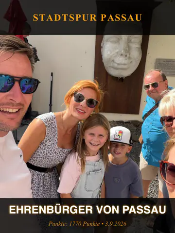 Abschlussfoto von Team Gangster Gang mit dem Rang Ehrenbürger von Passau